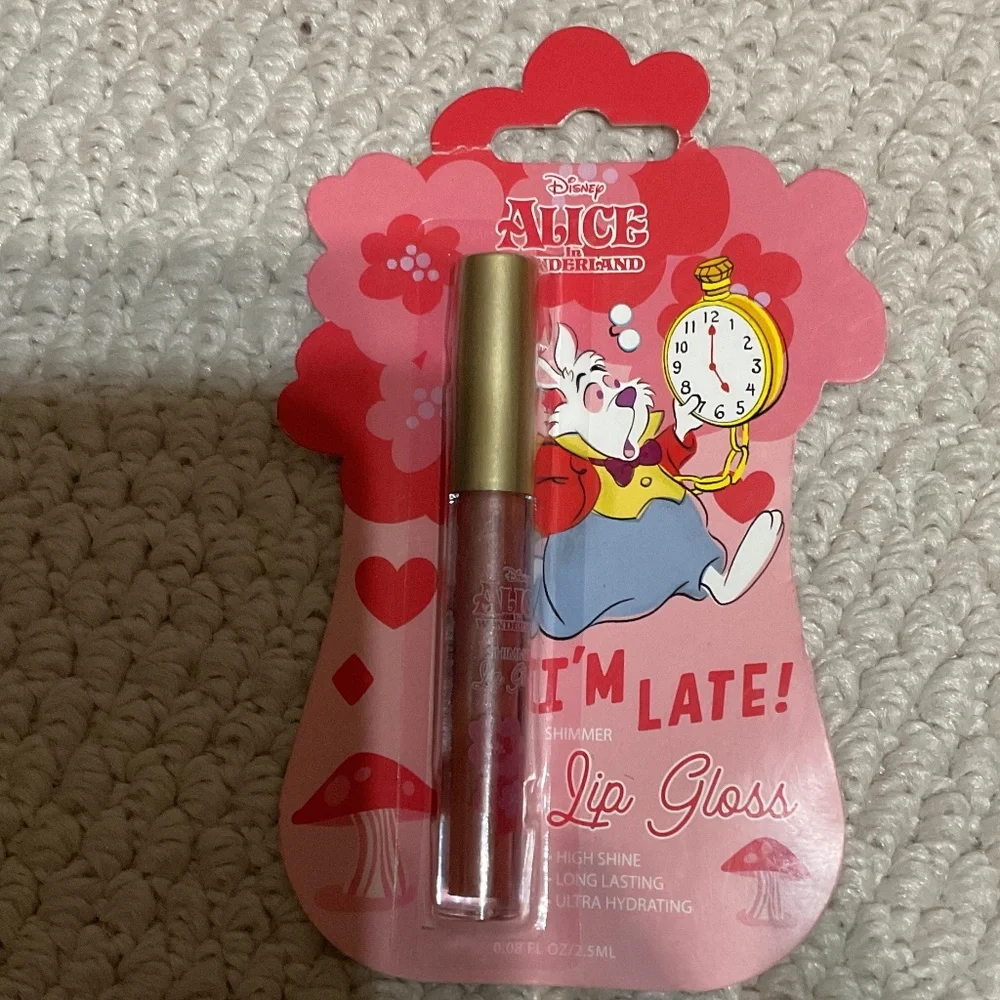 Alice in Wonderland 3 set of lipglosses